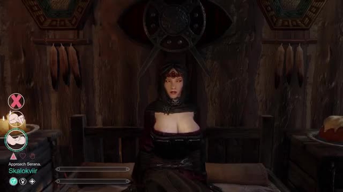 Dragonborn Threesome With Serana And Lydia