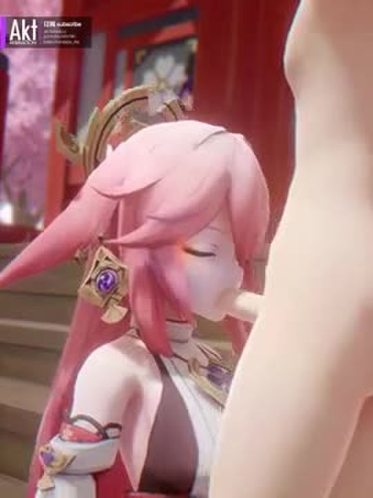 Yae miko blowjob&footjob [Akt]