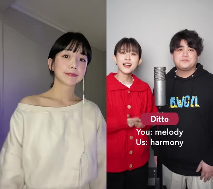 @おかのやともか 님과 #듀엣 #ハモリカラオケ #ditto 1