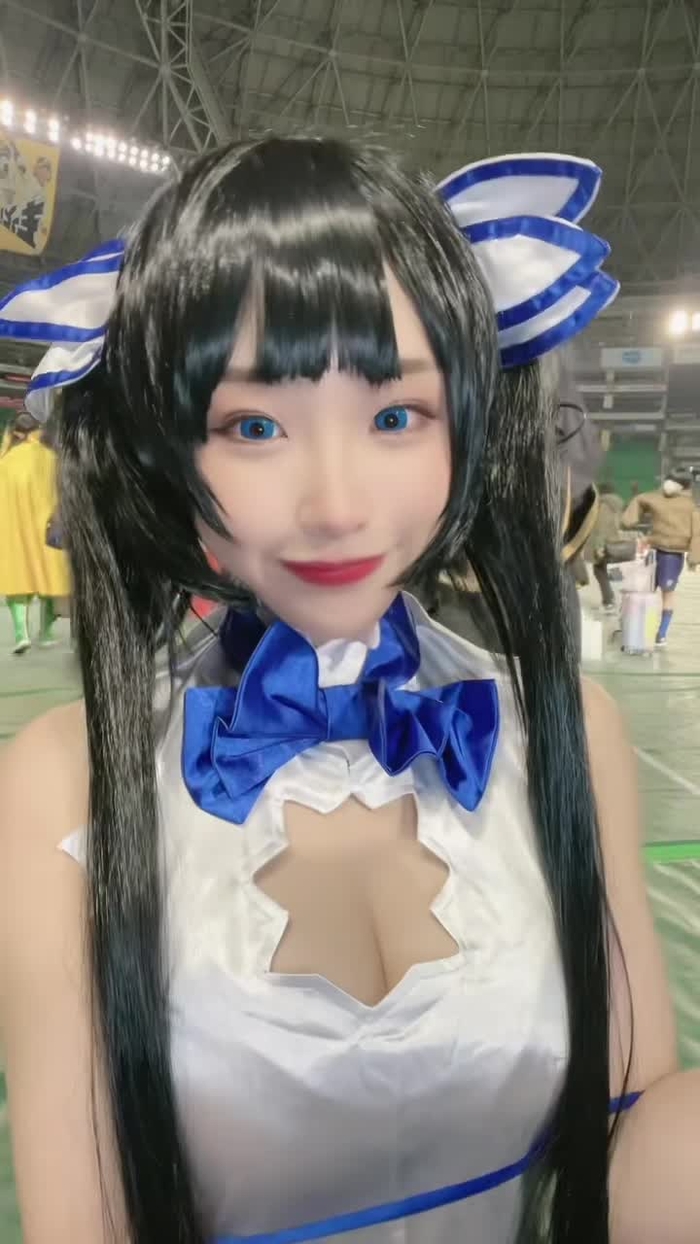 💙#コスプレ #ダンまち #ヘスティア #fyp 59