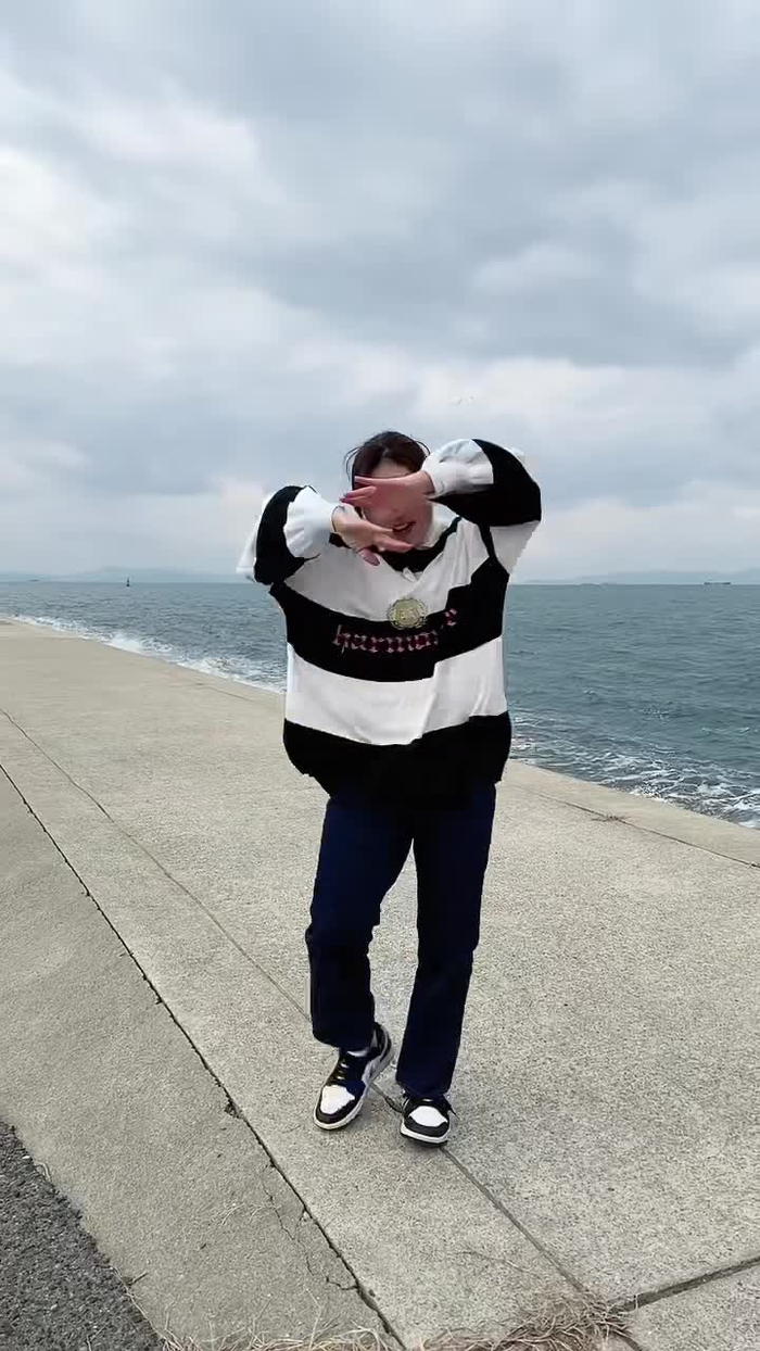 踊ってみた☺️強風だー🤍 #ツキヨミ #ツキヨミチャレンジ #ツキヨミダンス #キンプリ #kingandprince #彩り