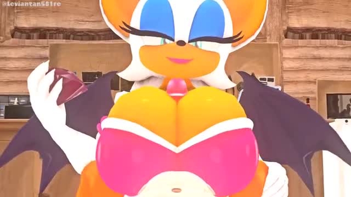 Rouge Titty Fuck Tails [leviantan581re]