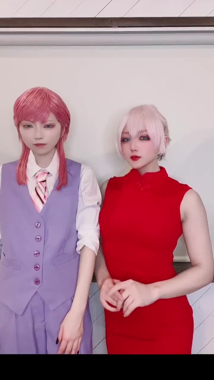 @みるちゃ さんとの春千夜千咒兄妹写真集の撮影中です！頑張ってるよ！YouTuberコス！#東リベコスプレ #春千夜コスプレ #千咒コスプレ...
