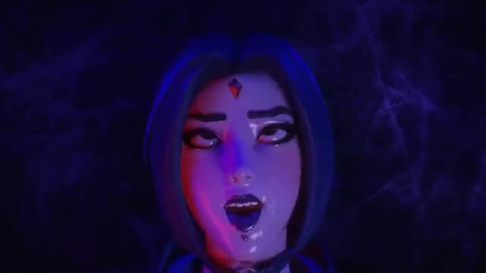 Wet skin raven