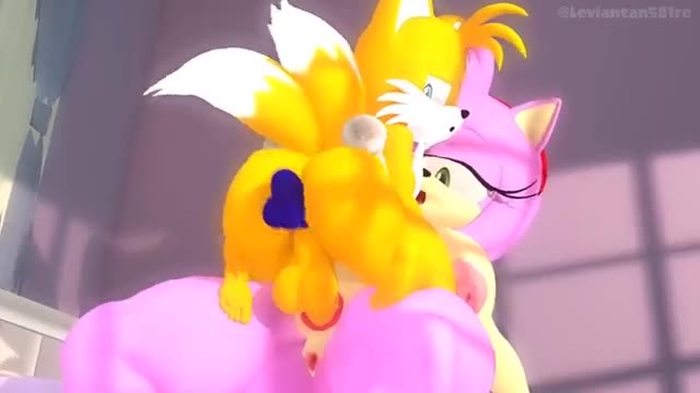 Sonic fucking Tails Fucking Amy with sound - [Leviantan581re]