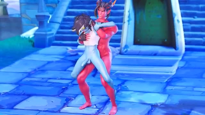 Demon fucking blue guy