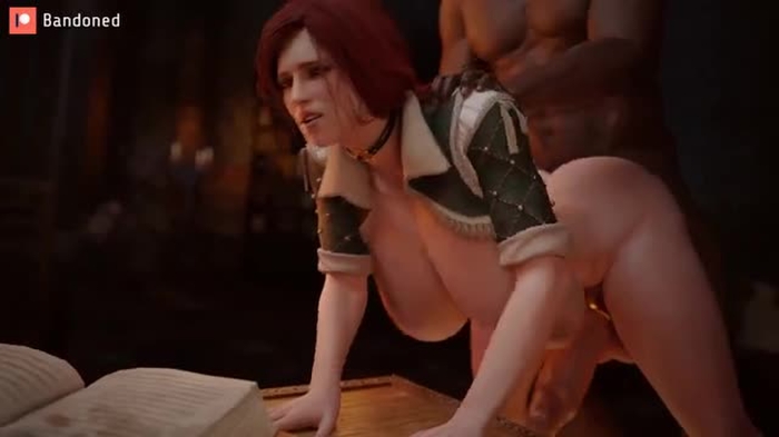 Triss Merigold Bends Over [Clothed][Blacked][Bandoned]