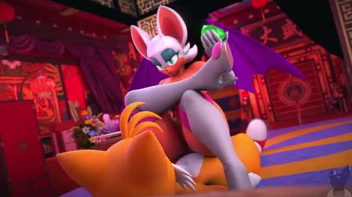 Rouge Riding Tails [twitchyanimation]