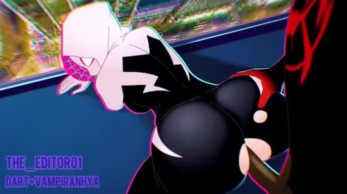 Gwen Stacy fucked from behind by BBC