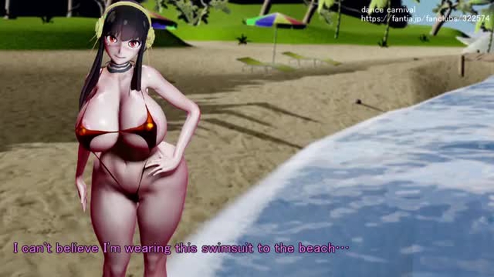 【NTR SPY×FAMILY】Mrs.Yor gets picked up on the beach in a dirty swimsuit