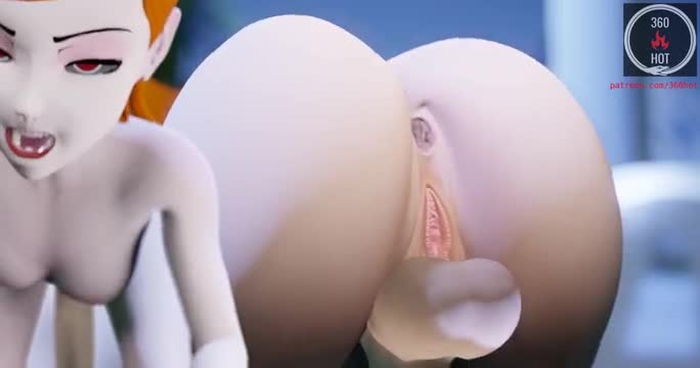 Gwen ass spreading