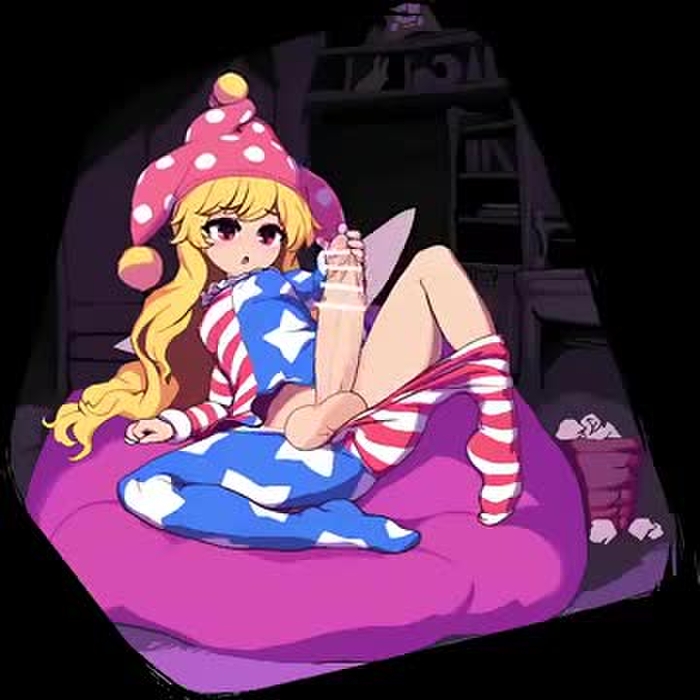 Clownpiece jacking off