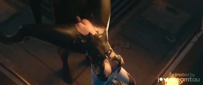 Spider Gwen getting fucked and creampied by Miles