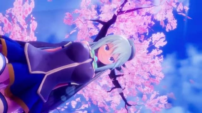 [4K]Aqua Cherry Blossom