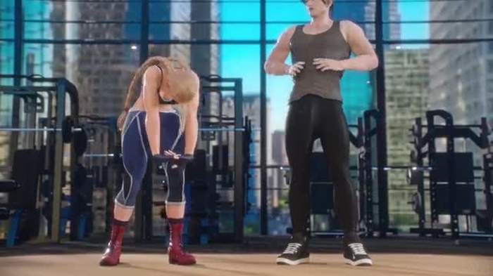 Intense workout with Cammy