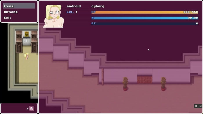 AndroidSuperSlut [Hentai game] Ep.3 Bulma ask android to lick her puffy pussy to get the balls