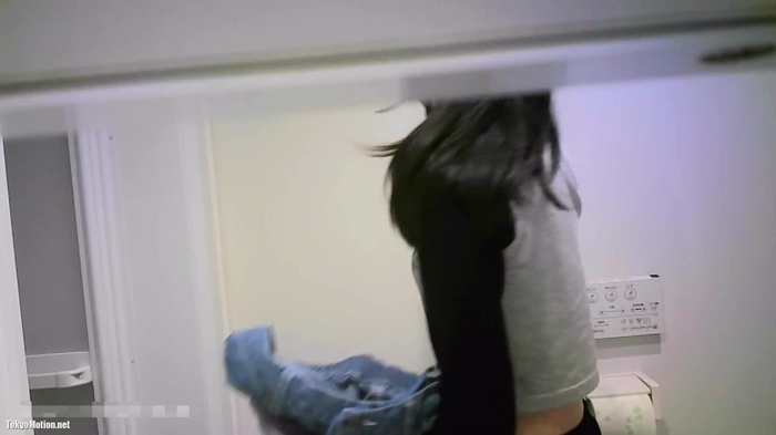 スマホ個人撮影 枕かな？ポニテ美少女の着替えを隠し撮り→このあとハメてます…。