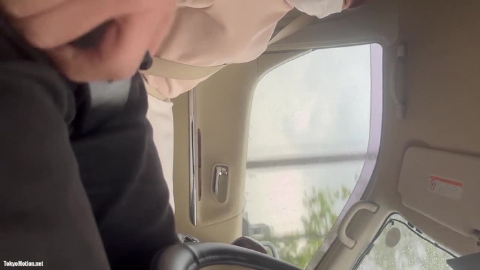 スマホ個人撮影 意外とSEX慣れしてそうなおっとり系娘に車を運転しながらフェラさせたw