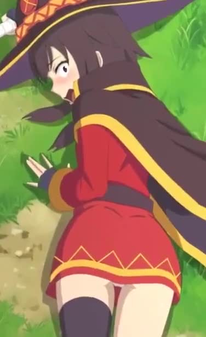 Immobilized Megumin gets fucked 1