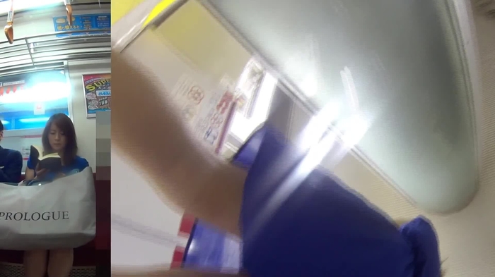 【盗撮動画】ガチパンチラ3名収録！駅のホームでスケベ過ぎる総レースパンティを盗撮される美女ほか
