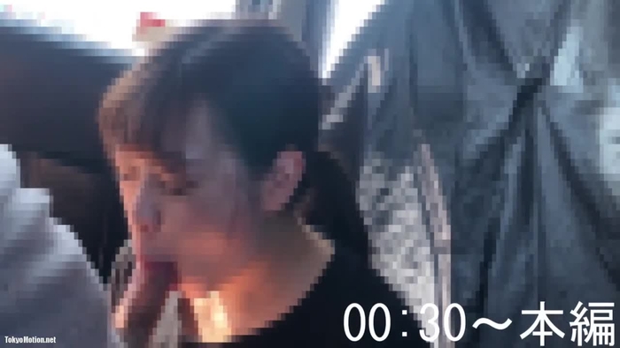 スマホ個人撮影 昼間の車内で舌使いがエロいロングヘアーJDにフェラ抜き口射してもらった♪