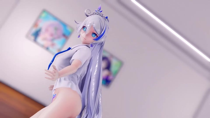❤半裸制服琪亞娜❤子宮脫落 2K解析度【Galaxias motion】