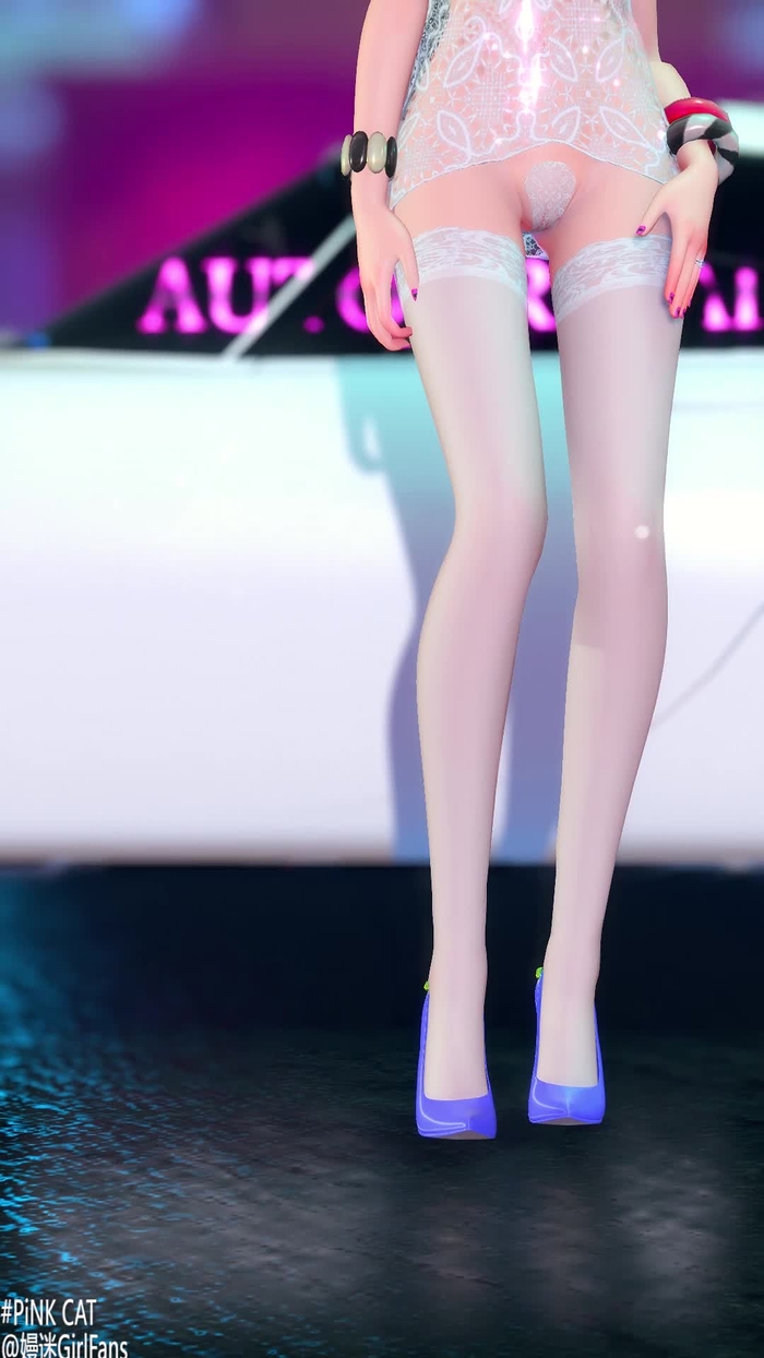 【MMD-R18】PiNK CAT【Haku】豎屏版