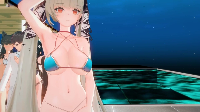 SexDance15_小马拉大车2_舰娘泳池银趴榨干提督_Good-night Kiss