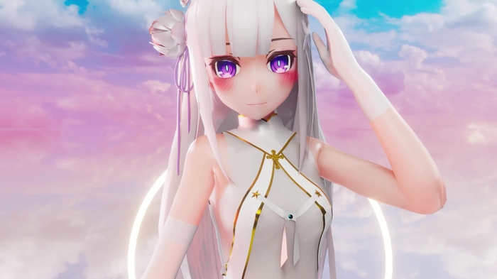 ❤️白毛紫瞳のemt❤️