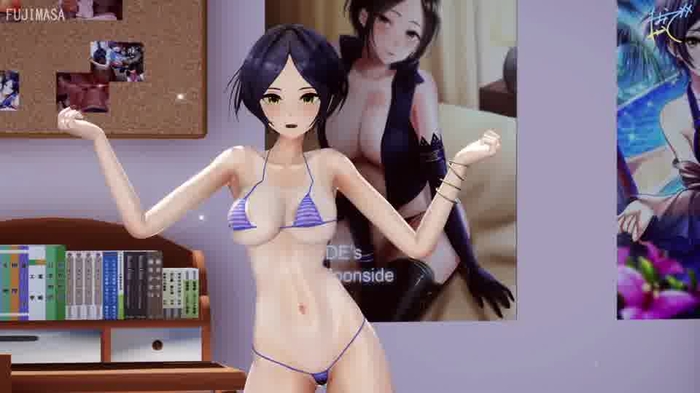 【MMD】速◯奏で phone number  ようつべ差分 1