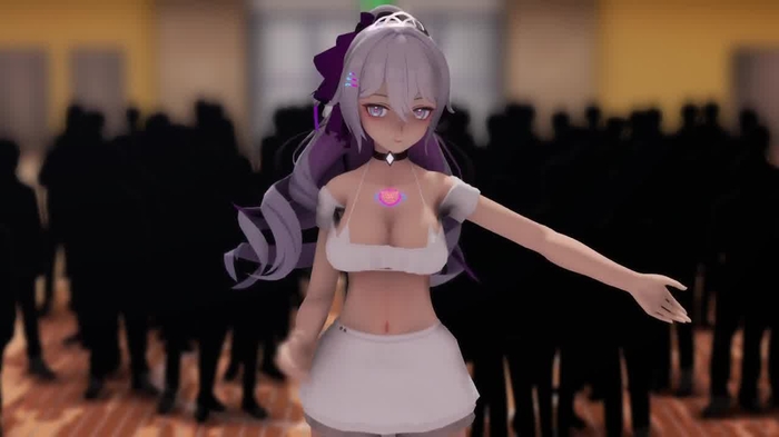【崩坏3MMD SEX DANCE】布洛妮娅/大鸭鸭, Bronya joined a party【極楽浄土/Gokurakujoudo】