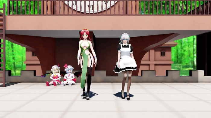 咲夜と美鈴のLUVORATORRRRRY！