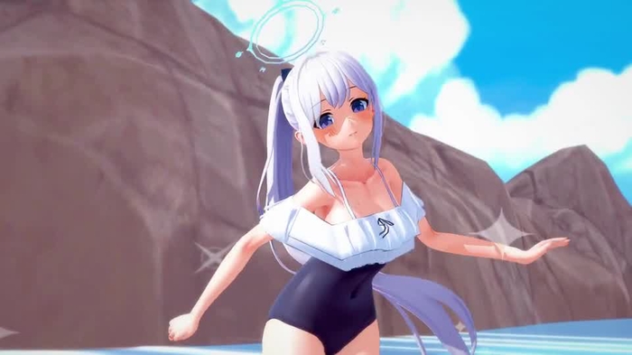 【KKVMD Blue Archive】水着ミヤコ Marine Dreamin