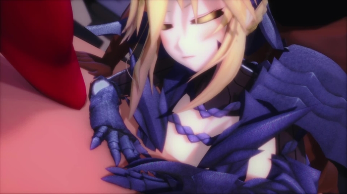 【FGO】下乳上シンプル寝バックFull voice【Lancer Artoria Alter】