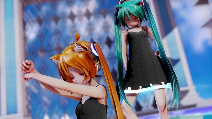 Kiss me 愛してる R1N4 Miku Neru【再掲 Repost】