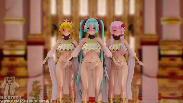 Hatsune Miku - Gumi Megpoid - Yuzuki Yukari 【Hop Demon King】
