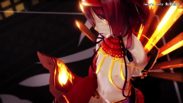 【MMD R-18】秀吉ちゃんで「HYBRID」