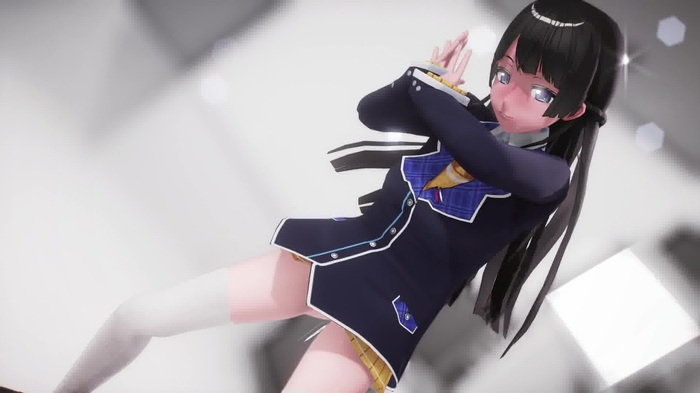 【MMD R-18】委員長で人マニア 18