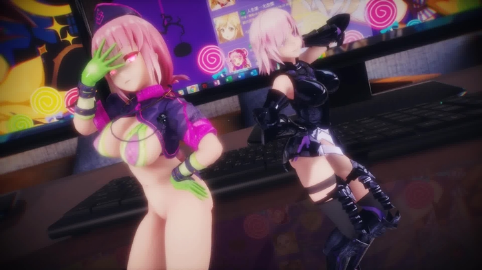 【FATE-MMD】被害妄想携帯女子 (紳士カメラ)