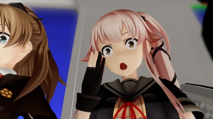 【皆様と作るMMD】艦これ鈴谷達と痴漢電車⑥
