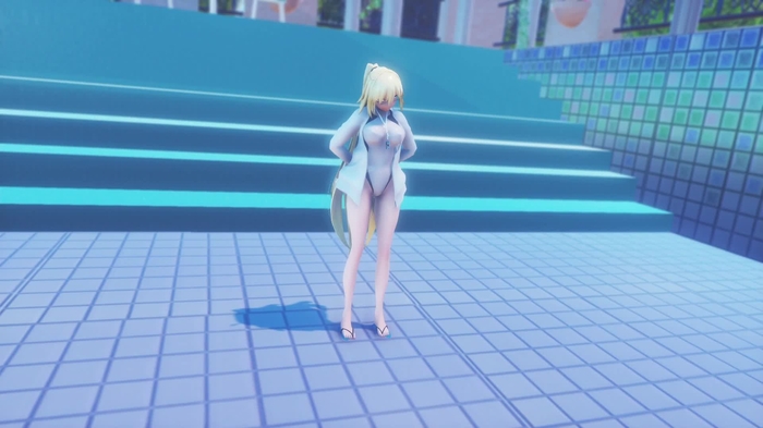 【Fate/MMD】水着ジャンヌで夏恋花火 3