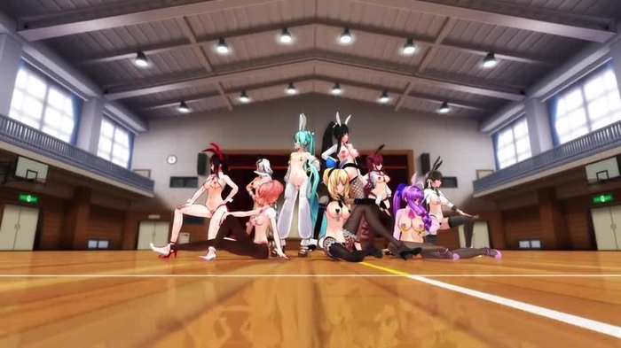[MMD]威風堂々逆バニー戰隊! 123