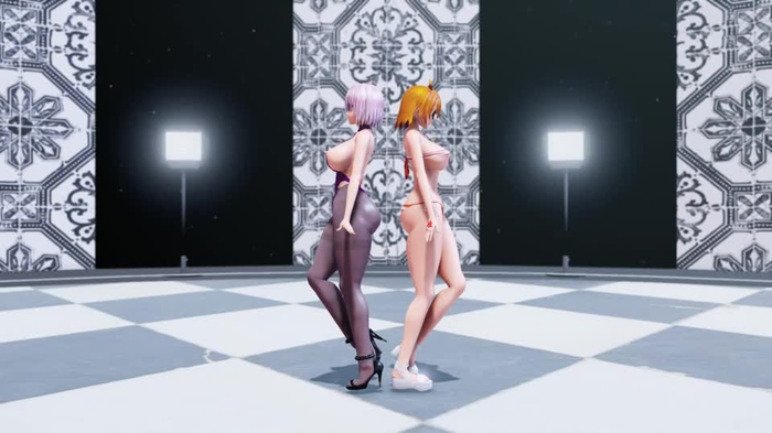 【Fate/MMD】ぐだ子とマシュで愛Dee