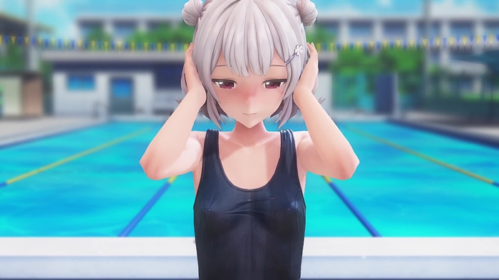 スク水六花ちゃんとSEX