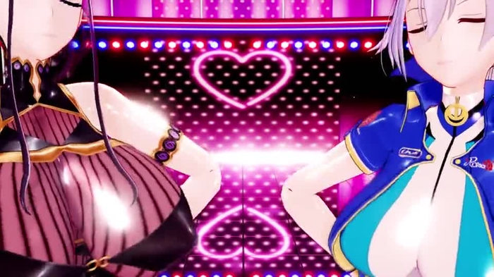 【MMD R-18】おっぱい吹っ切れたver2【あかね式紫式部＆巴御前】