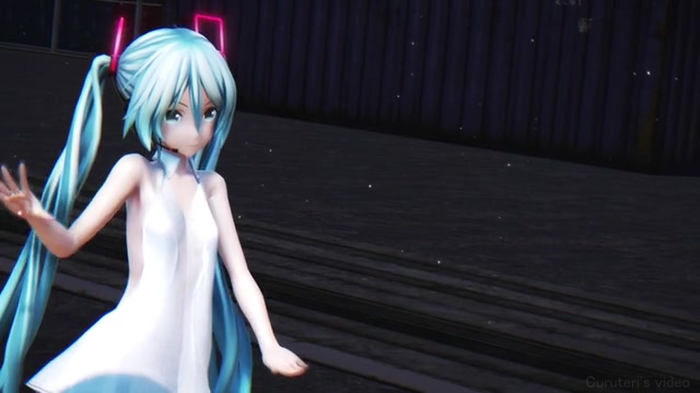 [MMD]ミクさん ドーナツホール