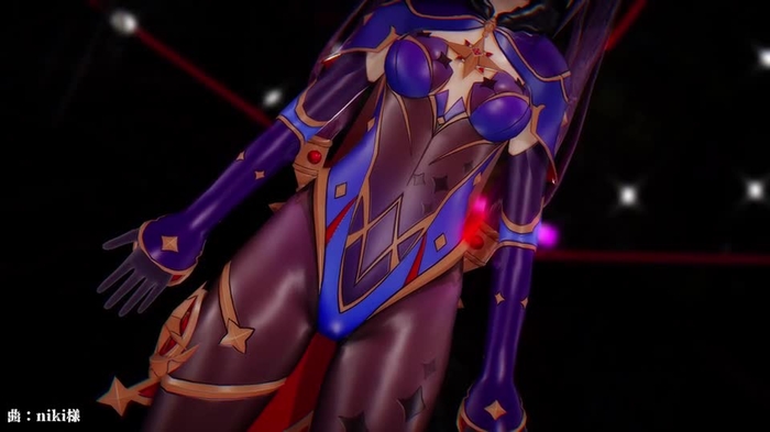 【MMD R-18】莫娜ちゃんと甘雨ちゃんで「WAVE」