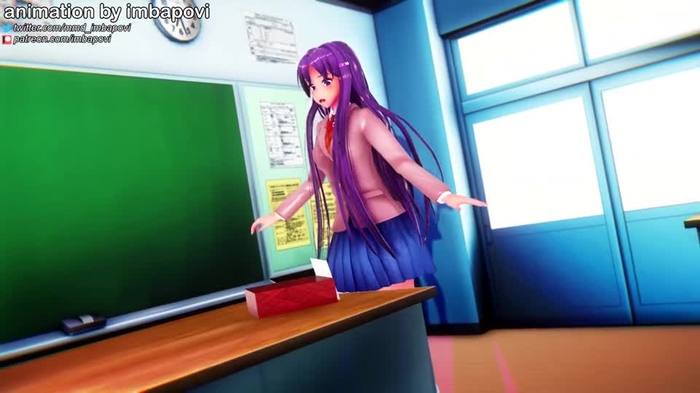 Yuri breasts expansion (Doki Doki Literature Club)