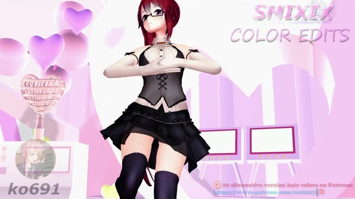 どうでもいいや 神楽すず RED HAIR COLOR EDIT SMIXIX ❤️