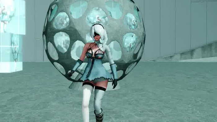 [RAY-MMD 4K R-18] WiggleWiggle [2B] MOTION / CAMERA / WAV / DL